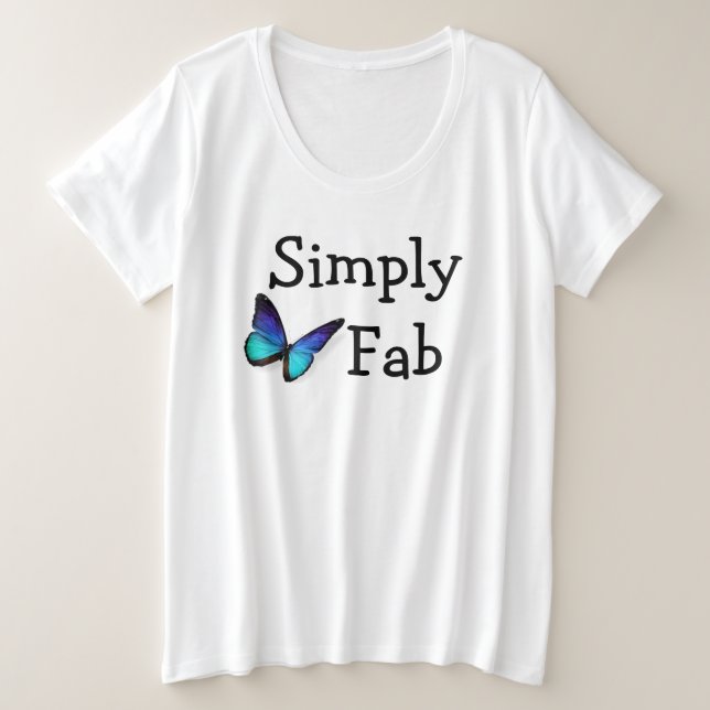 Einfach Fab Frauen Plus Größe Große Größe T-Shirt (Design vorne)