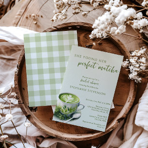 Einfach fand sie ihr perfektes Matcha-Brautparty Einladung