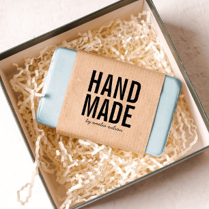 Einfach fett personalisieren mit Name Handmade Permastempel