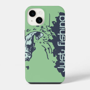 Einfach fliegenfischen hellgrün iPhone hülle