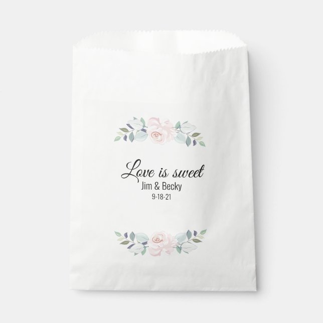 Einfach florierendes COOKIE Fvor Bags Geschenktütchen (Vorderseite)