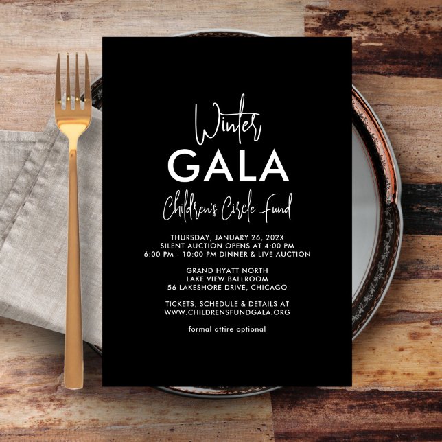 Einfach formuliert Gala Einladung (Von Creator hochgeladen)