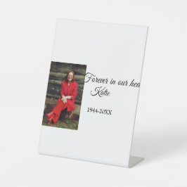 Einfach Foto-Memorysatz hinzufügen Sockelschild