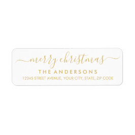 Einfach frohe Weihnachten Gold Moderne Script Holi