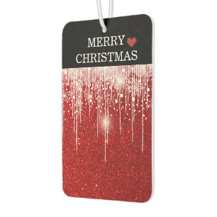 Einfach frohe Weihnachten Rot Autolufterfrischer