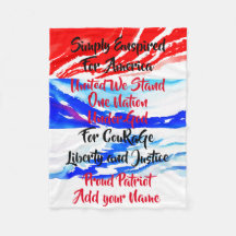 Einfach für Amerika inspiriert eine Nation individ