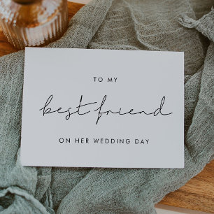 Einfach Für meine beste Freundin zum Hochzeitstag Einladung