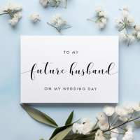 Einfach Für meinen zukünftigen Ehemann Hochzeitsta