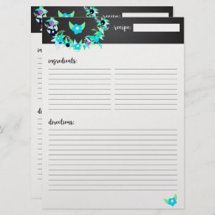 Einfach gebürstete Mini-Binder-Beilage Einladung