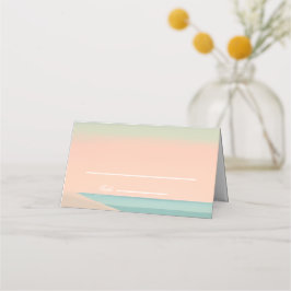 Einfach gefaltet am Meer Platzkarte