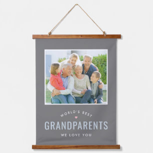 Einfach geliebtes Personalisiertes Geschenkband fü Wandteppich Mit Holzrahmen