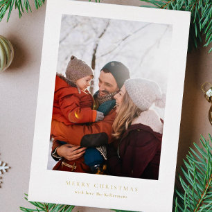 einfach gerahmt Fotocollage Frohe Weihnachten Folien Feiertagskarte