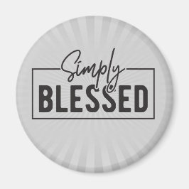 Einfach gesegnetes Vertrauen auf Basis Magnet