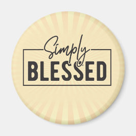 Einfach gesegnetes Vertrauen auf Basis Magnet