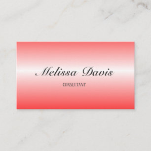 Einfach glänzend rot visitenkarte