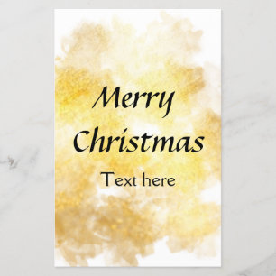 Einfach golden Fügen Sie Ihren Text Frohe Weihnach Flyer