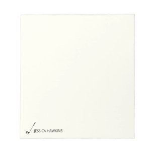 Einfach Golf Fan Persönliches Geschenk Golf Club Notizblock