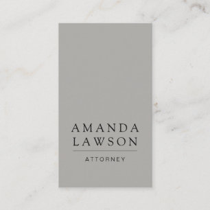 Einfach grau und schwarz visitenkarte