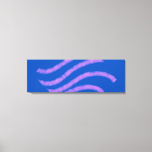 Einfach grün funkelnder Glitzer mit Ihrer Logo-Num Leinwanddruck