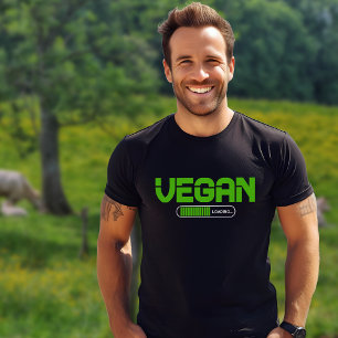 Einfach grünes Veganes Loading Men's T-Shirt
