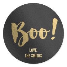 Einfach Halloween-Geschenk-Aufkleber für die Tags 