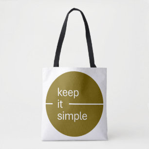 'Einfach halten' Moderne minimalistische Geometrie