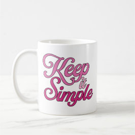 Einfach Halten Tasse (Pink)