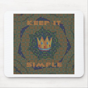 Einfach halten: The Royal Clarity Musterdesign Mousepad