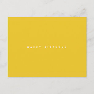 Einfach Happy Birthday Postcard Postkarte