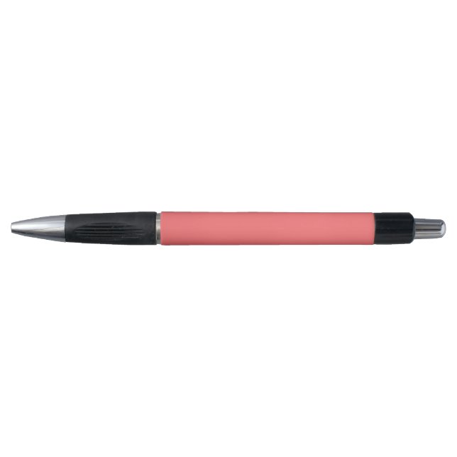 Einfach hellrot, lachsfarben, rosa, solide Farbe Kugelschreiber (Vorderseite)