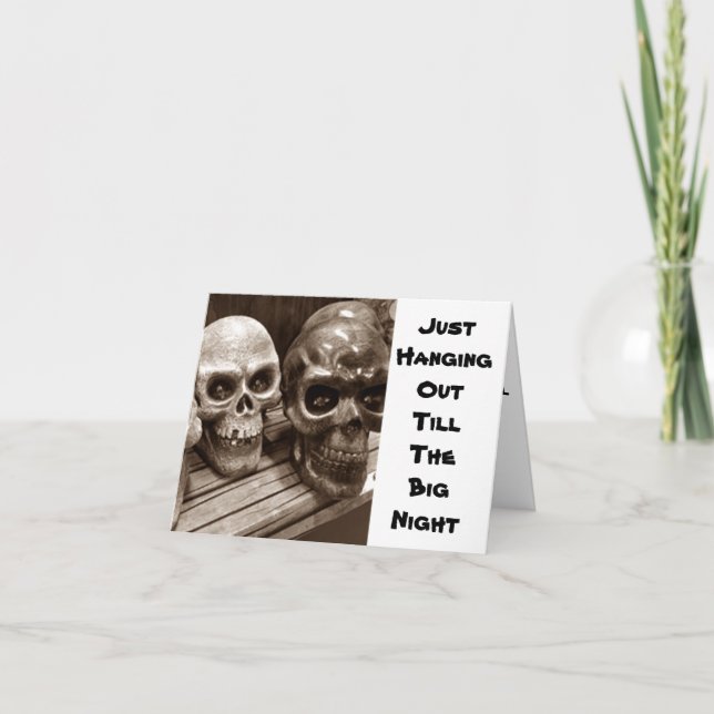 EINFACH *HERAUSFÜHREN* NACH ALLEM IST ES HALLOWN KARTE (Vorderseite)