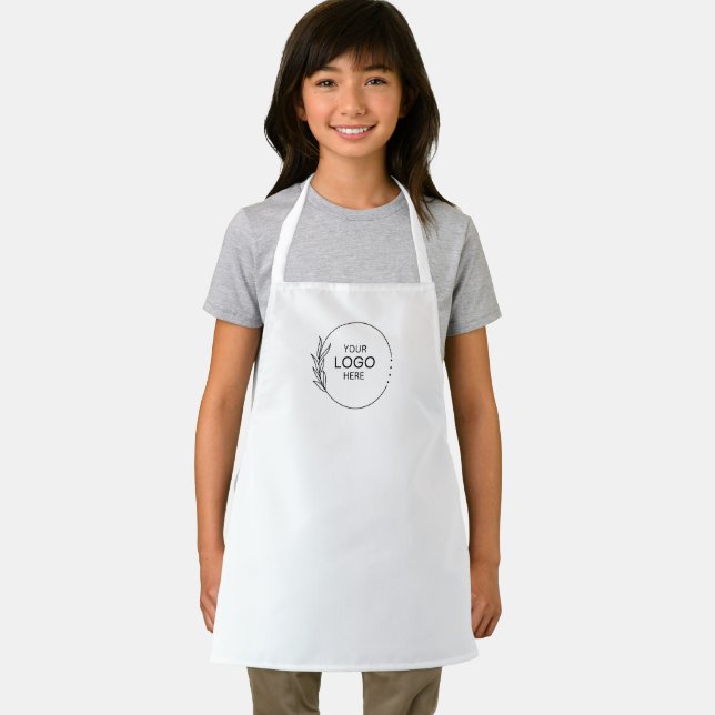 einfach hinzufügen Sie Ihr Logo Kinder Schule Schürze (Insitu)