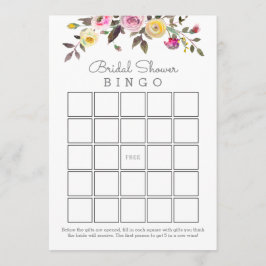 Einfach Hübsche Brautparty Bingo Cards Einladung