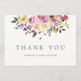 Einfach Hübsche Hochzeitskarte Dankeskarte