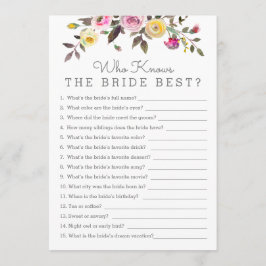 Einfach Hübschen, die ihre beste Duschspielkarte k Einladung