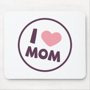 Einfach I Liebe Mama Muttertag Mousepad