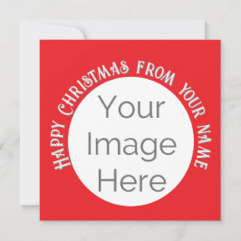 Einfach Ihr Bild hier Foto Glückliche Weihnachtska