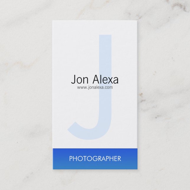 Einfach III Visitenkarte (Vorderseite)