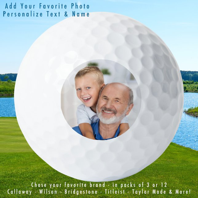 Einfach individuelles Foto Golfer-Geschenk erstell Golfball (Von Creator hochgeladen)