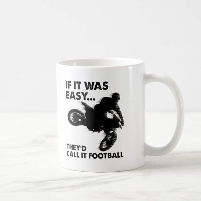 Einfach ist Fußball Funny Mug Tasse (Rechts)