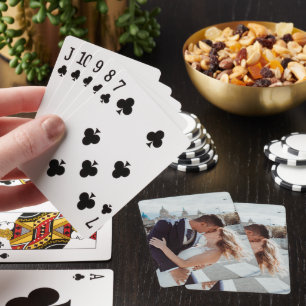 EINFACH! Karten spielen - Personalisiert - Bild hi Spielkarten