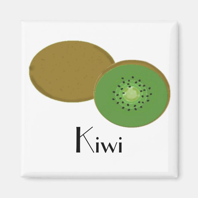 Einfach Kiwi Frucht Magnet (Vorne)