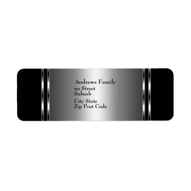 Einfach Label Black & Silver (Vorne)