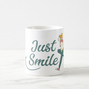 Einfach lächeln kaffeetasse