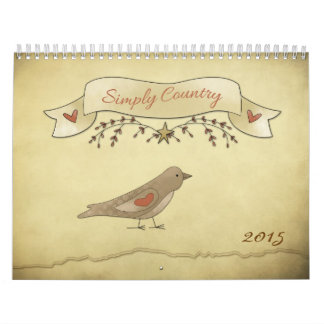 Einfach Land-Kalender Kalender
