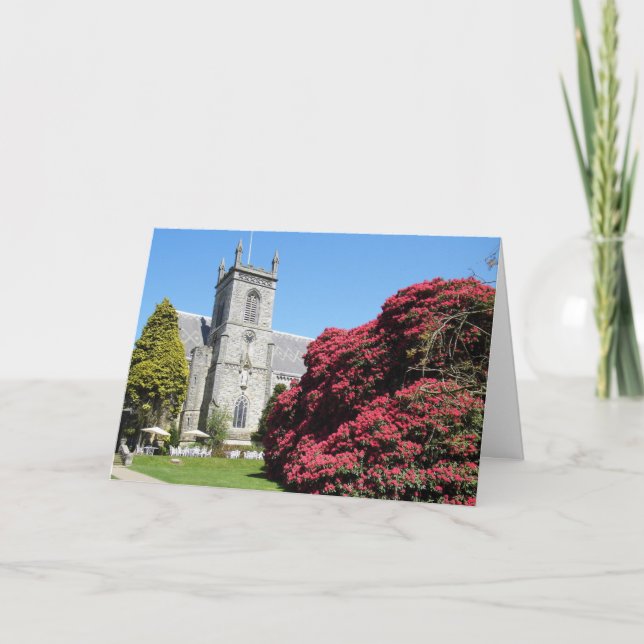 Einfach Landschaftliche leere Karte (Vorderseite)