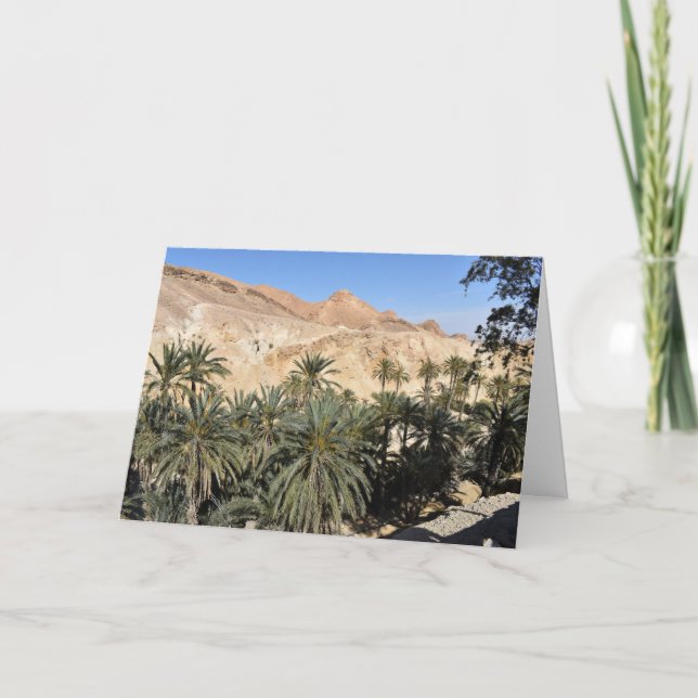 Einfach Landschaftliche leere Karte (Vorderseite)