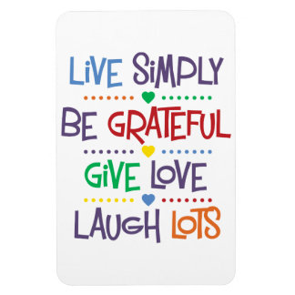 Einfach leben magnet