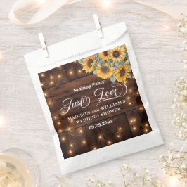 Einfach Liebe Braune Holz Lichterkette Hochzeitsdu Geschenktütchen