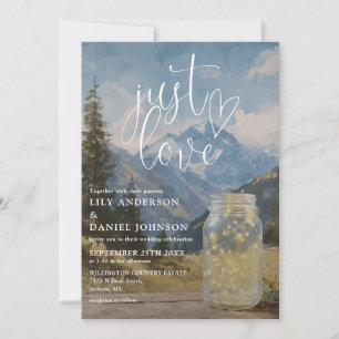 Einfach Liebe Rustikale Boho-Berg-Hochzeit im Maso Einladung